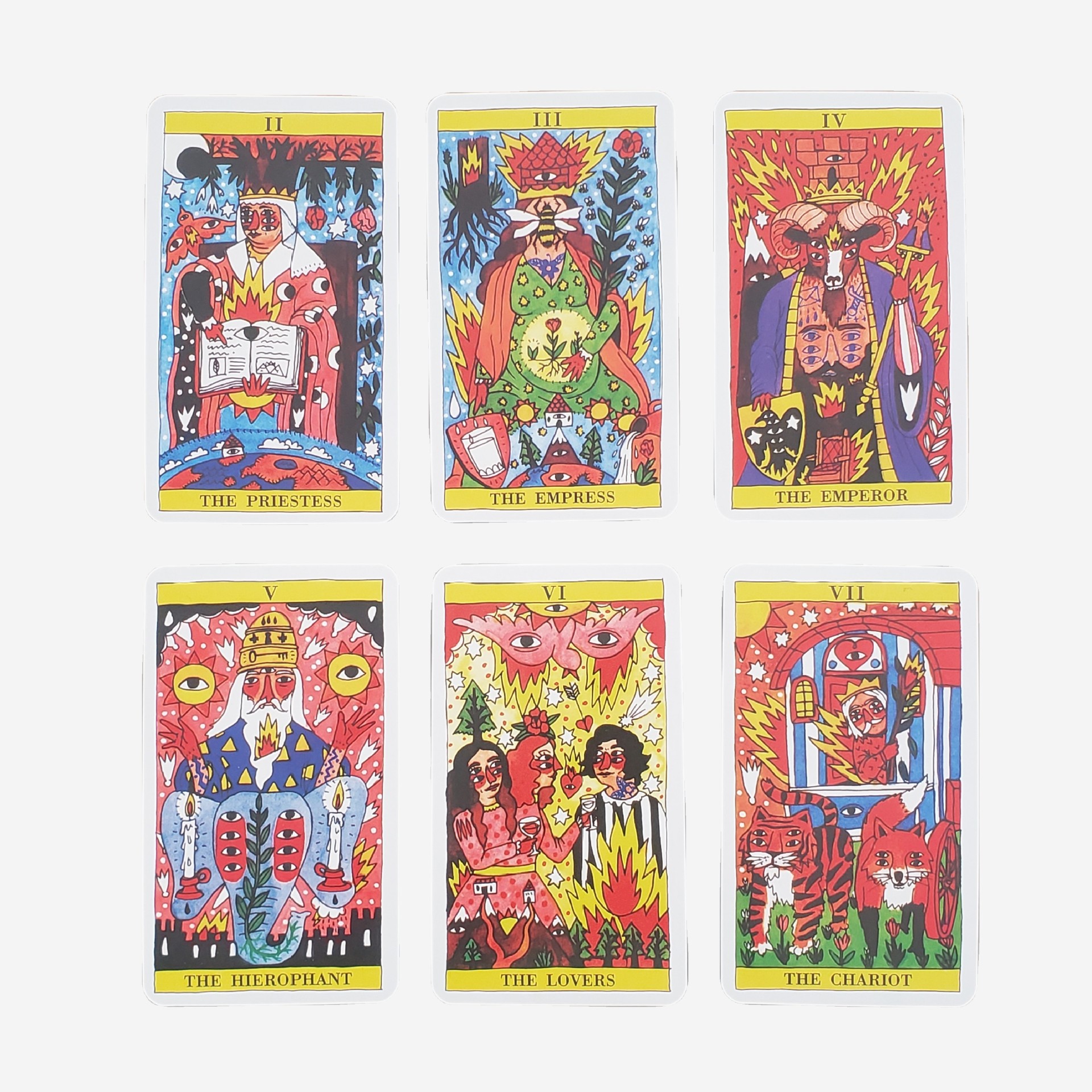 Del Fugo Tarot Deck - Traditional Divination Card Game Set_voghion.com