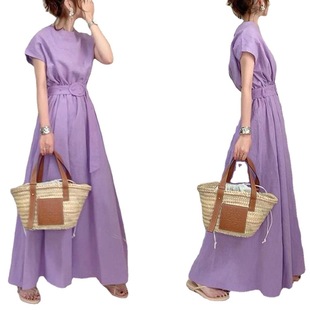 Summer clothing, brace, dress, belt, six colors, oversize