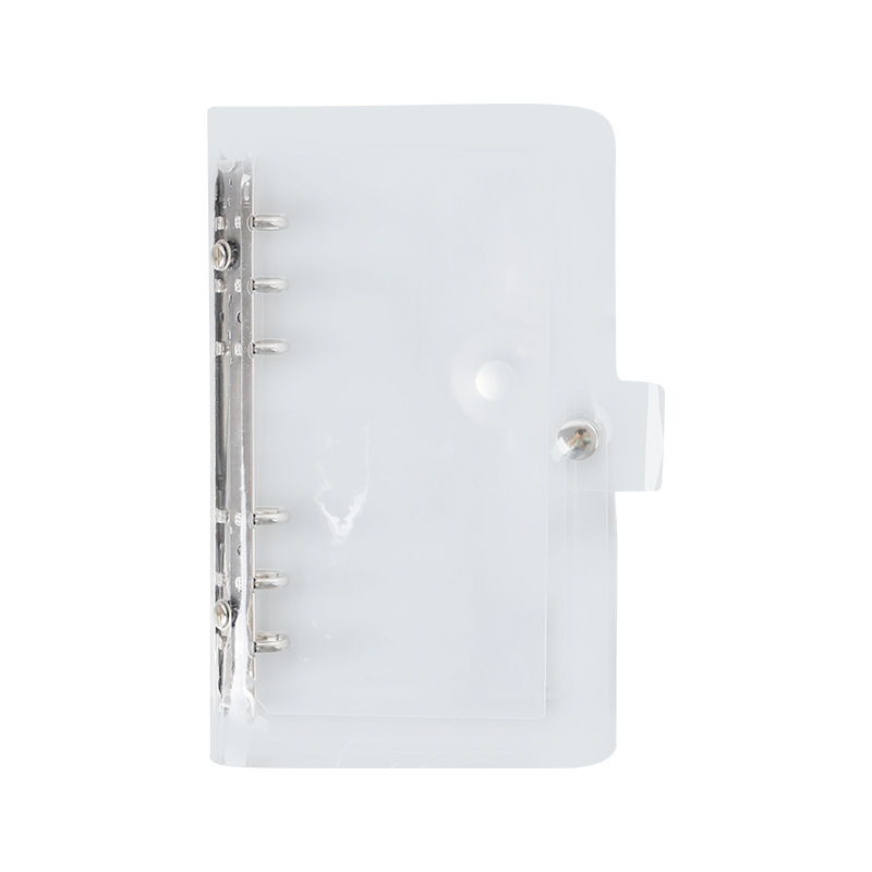 Nail Art Board libro de almacenamiento transparente esmerilado tienda de exhibición multifuncional acrílico de hojas sueltas herramienta de organización de tablero portátil