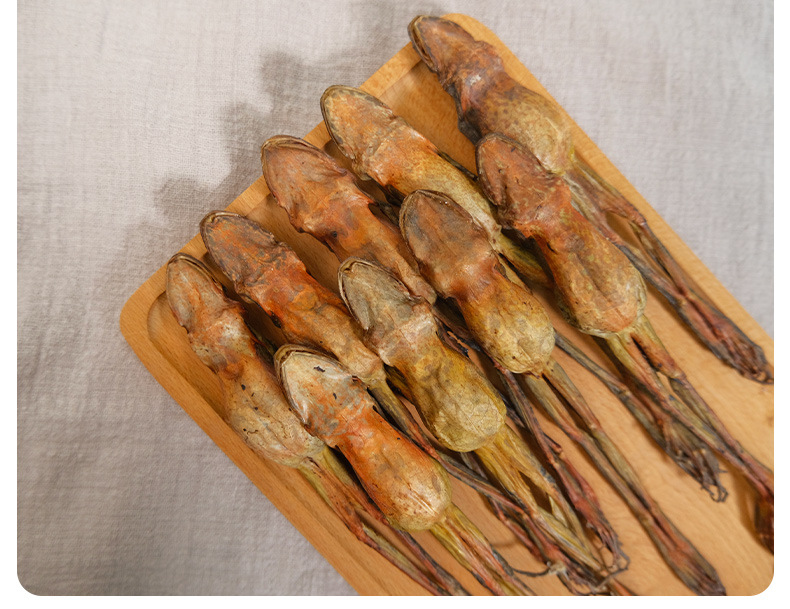 Dried Snow Frog Whole Rana Dried Chinese Forest Frog Traditional TCM Ingredient for Soup and Decoction preparation