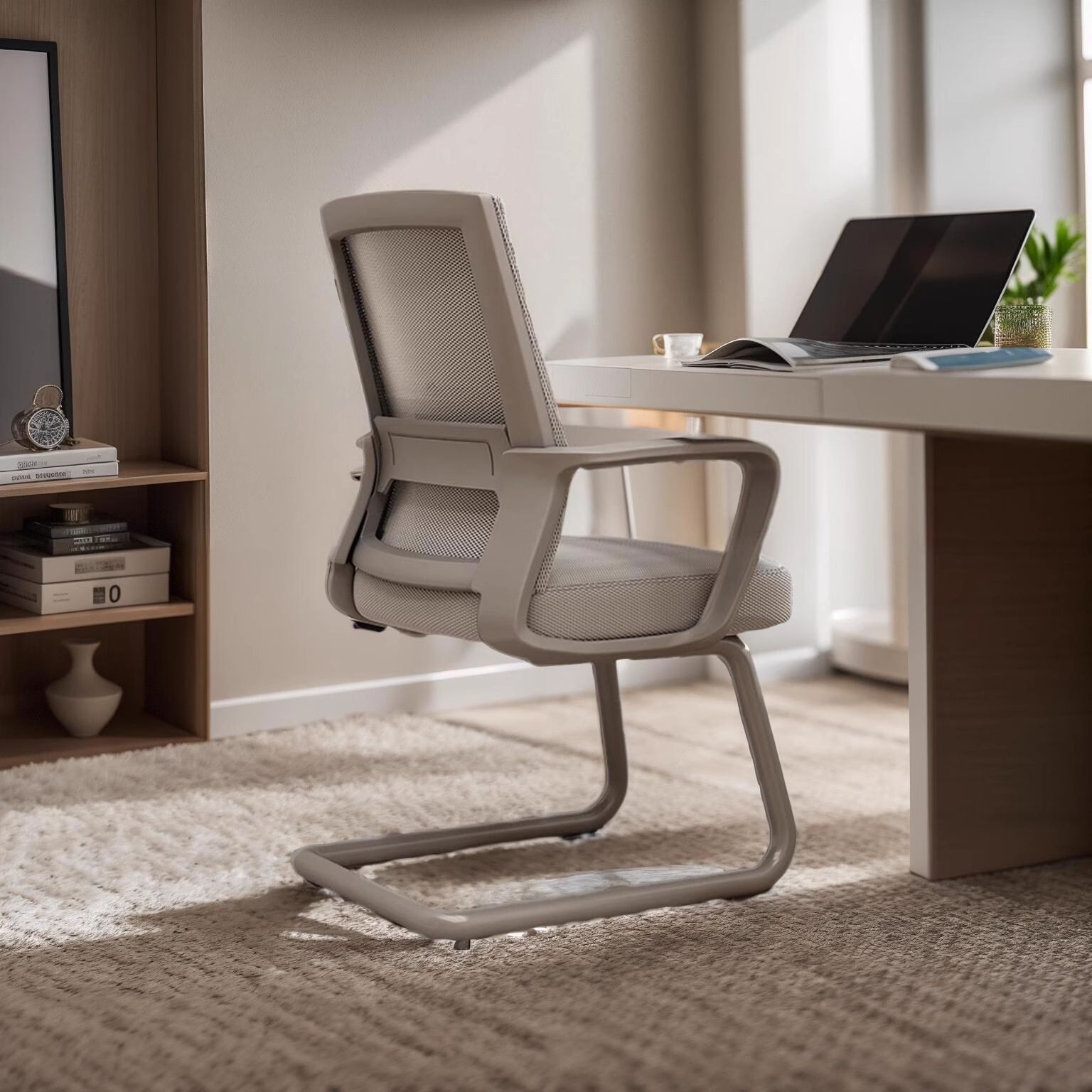 Silla de oficina cómodo asiento de oficina ergonómico asiento trasero silla cómoda silla de reunión personal