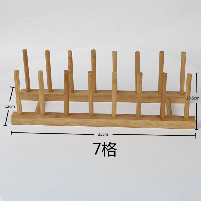 Estante de placa de madera de estilo japonés taza de almacenamiento de cocina taza de agua y platillo estante de drenaje estante de madera maciza estante de almacenamiento de placa