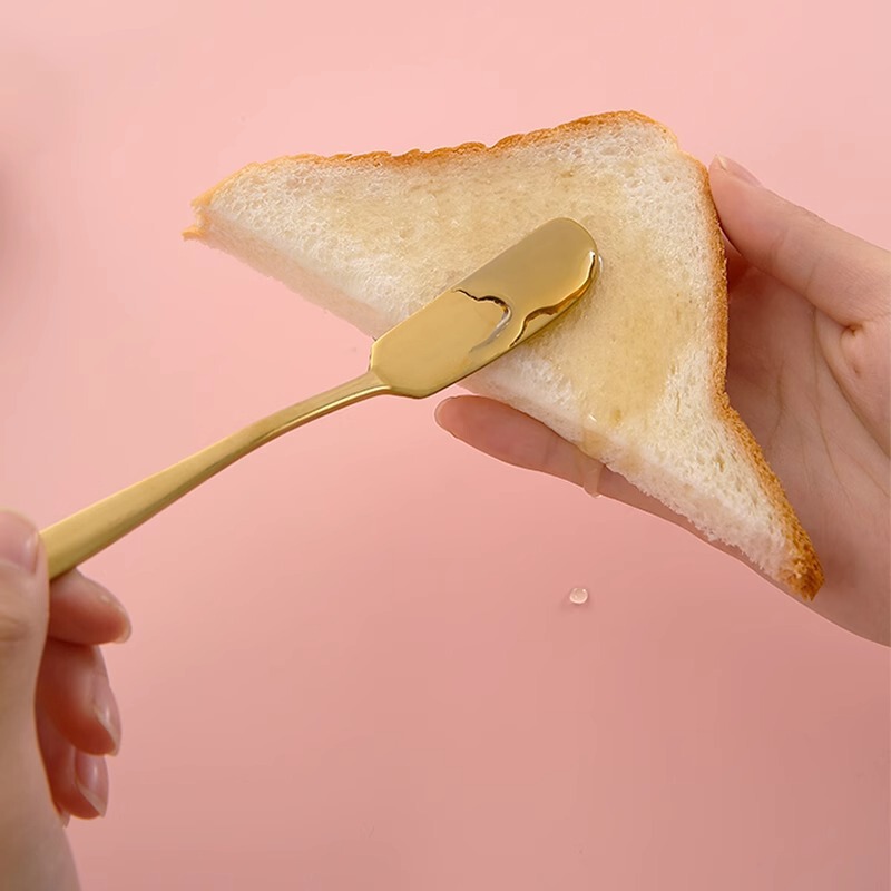Butter Knife Japanese Butter Knife Cheese Dessert Sauce Knife Smear Knife Jam Spread Knife Thickened Stainless Steel Western Food Knife