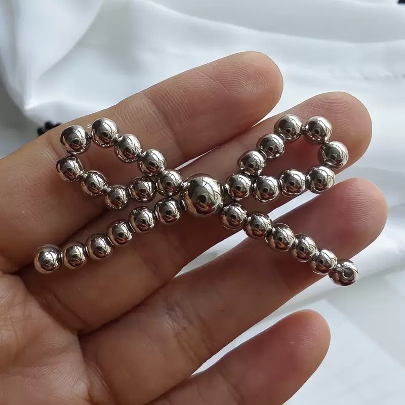 Lazo de perlas de encaje francés, sensación de alta calidad, pequeños accesorios de decoración de viento fragante, bolsos de lazo, accesorios de equipaje, accesorios