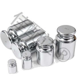 标准砝码套装50g校称法码块1kg高精度钢镀铬100g天平电子配重