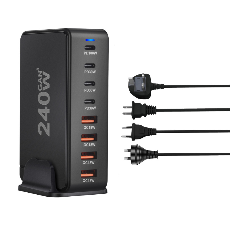 240W多機能デスクトップ充電器3a5c美規268wノートパソコンアダプタ240W充電器|undefined