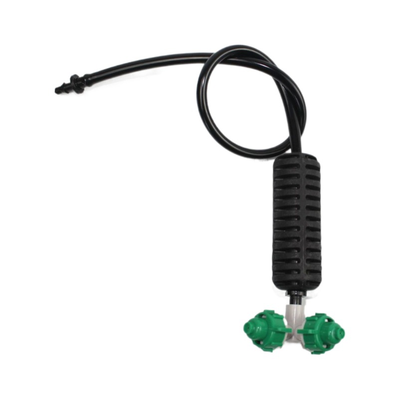 Cruz verde atomización micro pulverizador de una sola púta invertida 40cm invernadero enfriamiento humidificación desmontable cuatro salidas