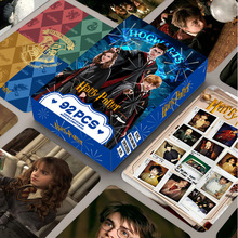 92PCS卡片 哈利波特双面小卡 LOMO卡 盒装收藏卡照片卡 贺卡 书签