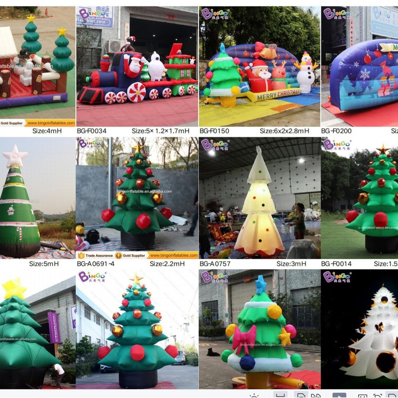 インフレータブルサンタクロース雪だるまエアモードモールの不動産バークリスマス中庭美陳装飾イベントモデル|undefined
