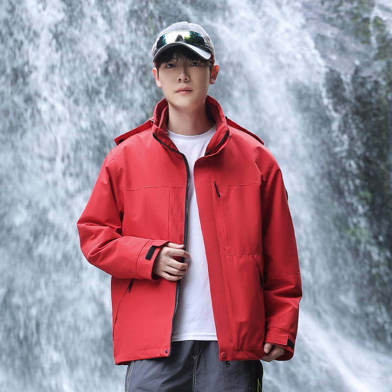 【极境雨】户外三合一冲锋衣防风防雨登山服男女宽松休闲夹克外套|undefined