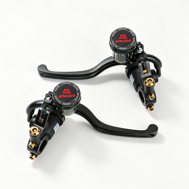 The new Mingzhe M4S genuine direct push brake is a modified version of the Niu AE4 No. 9 with a direct push brake master cylinder that can be directly installed on the handlebar