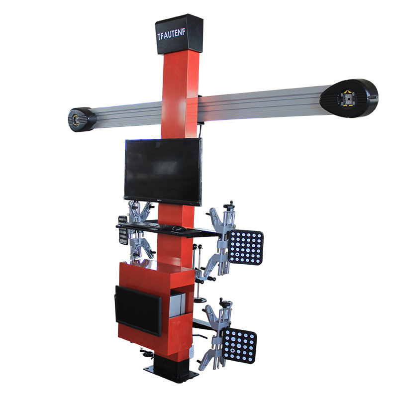 Equipo de detección de posicionamiento de cuatro ruedas del automóvil 3D pequeño y mediano instrumento de posicionamiento de cuatro ruedas 3D instrumento de posicionamiento de cuatro ruedas del automóvil