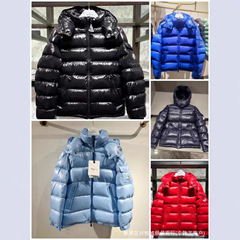外贸冬季玛雅新款加厚短款男女同款情侣亮面棉服连帽加厚保暖外套
