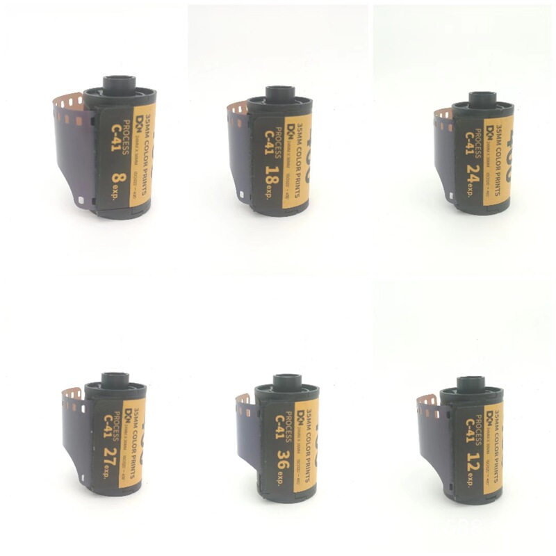 Carbon Removal Film Roll C41 Colorful Negative Film 135mm Disc 35mm Retro Waterproof Point-And-Shoot Camera Film