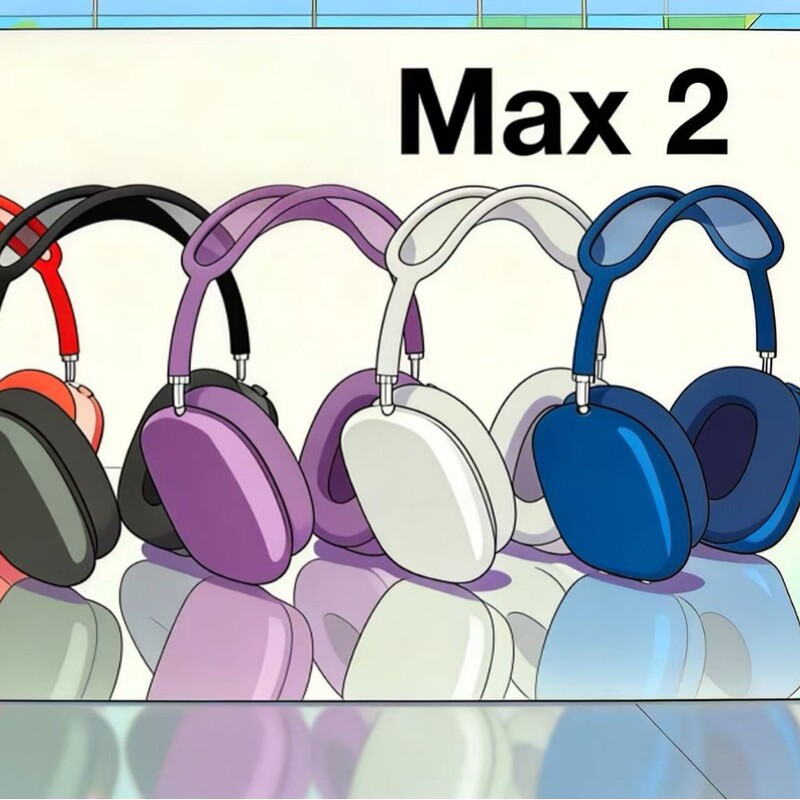 Cross-Border AirPods Max Headphones Anc Noise Reduction Pop-Up Window Foreign Trade High-Quality Magnetic 1:1 Bluetooth Headphones