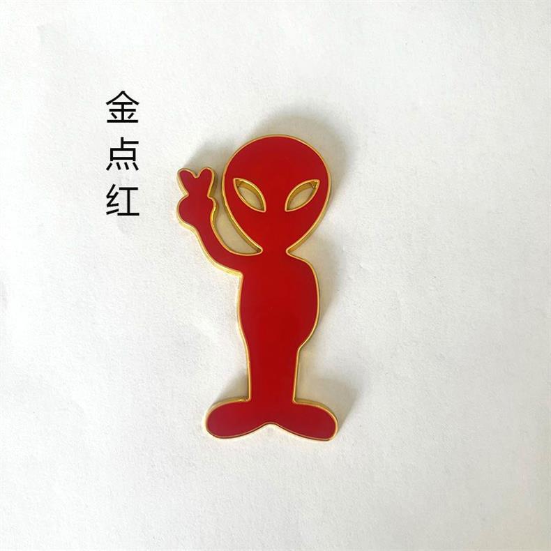 Creative Metal Car Sticker - Domineering Alien Car Emblem - Personalized Modified Alien Car Body Sticker