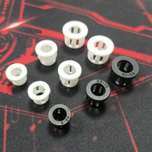 优惠SB扣式护线套过线圈白色尼龙环保现货跨境直供