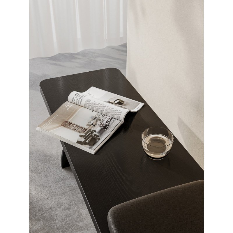 Bancos de madera maciza estilo medieval dormitorio casero taburete de cambio de zapatos diseñador de vestuario de descanso taburete de cola de cama