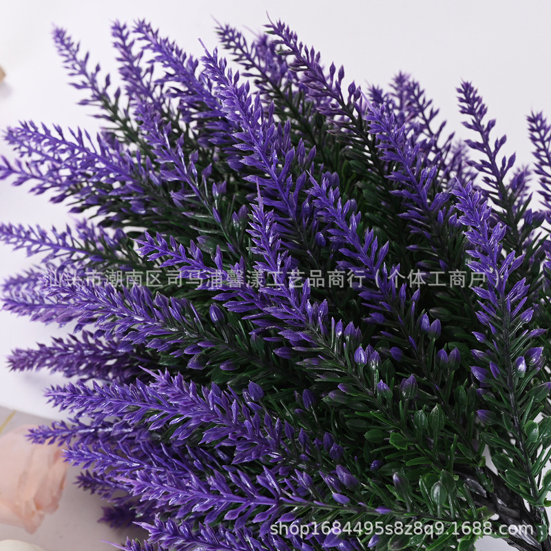 薰衣草地插版春夏季庭院花园花圃家跨境亚马逊居装饰仿真观赏绿植|undefined