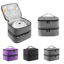 手提烤甲灯收纳包精油指甲油收纳袋收纳盒双层30格内衬双层收纳
