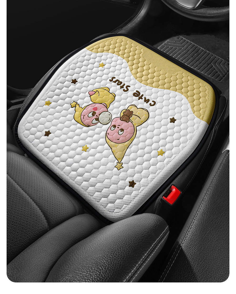 Directly from the Manufacturer, New Cartoon Gel Car Seat Cushion, Ice Silk Cooling Pad, Breathable Cooling Pad for Long Sitting in the Office, Silicone Pad
