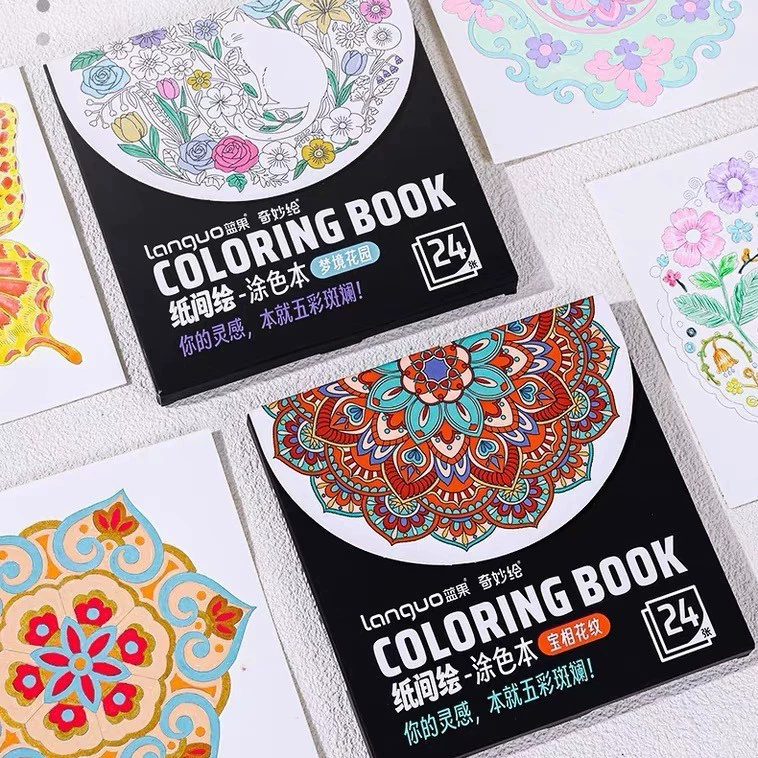 Книга с рисунками на бумаге Blue Fruit Painting Coloring Book, детское рисование, детский сад, специальная книга для детей, детское рисование, красная книга, утолщенная книга по рисованию