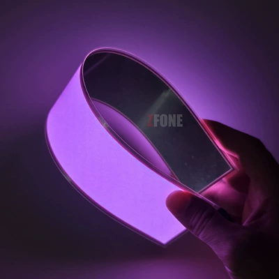 Cuttable flexible ultra-thin light-emitting sheet without – Cold light sheet - pink-light-5cm30cm12v-driver-without-switch