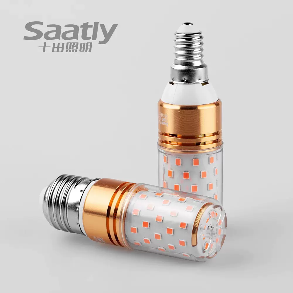 照明红色光led灯泡e27螺口e14蜡烛神台灯 供佛灯笼长明灯节能高亮