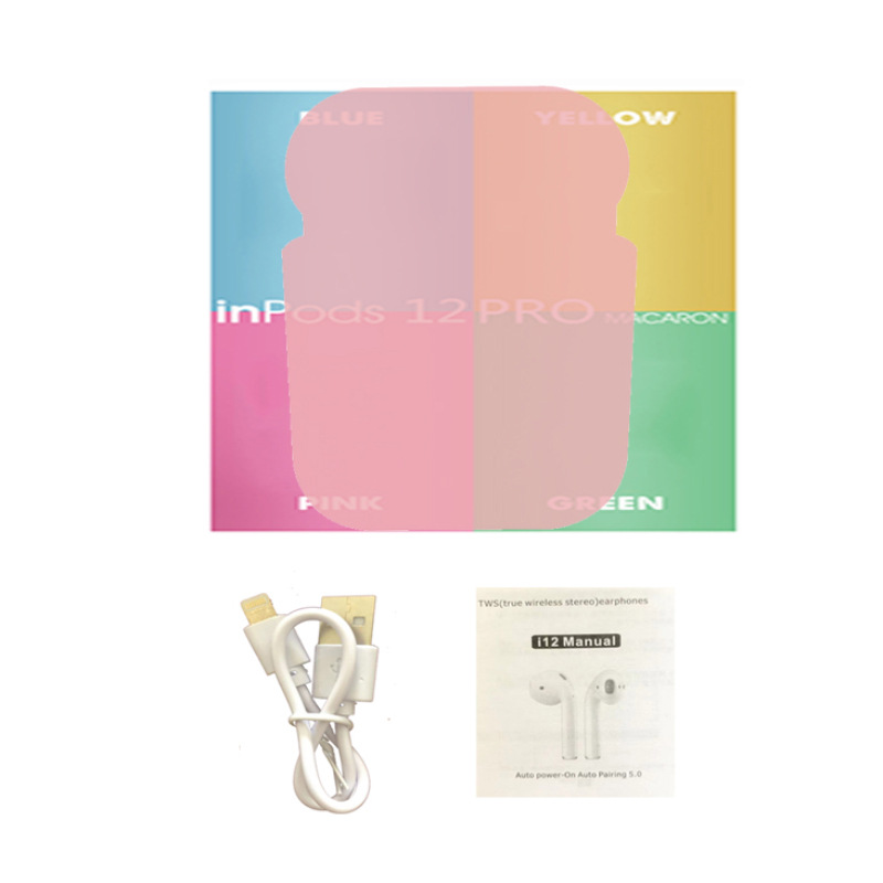 I7s auricular inalámbrico Bluetooth i9s/i12 estéreo 5,0 binaural deportes cinturón almacén i7tts auricular transfronterizo