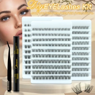 Кросс-бордер ресницы накладные false eyelashes large capacity ladder thickening