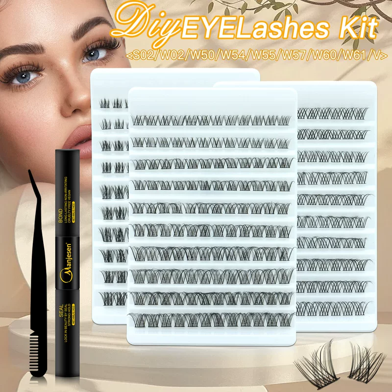 Кросс-бордер ресницы накладные false eyelashes large capacity ladder thickening