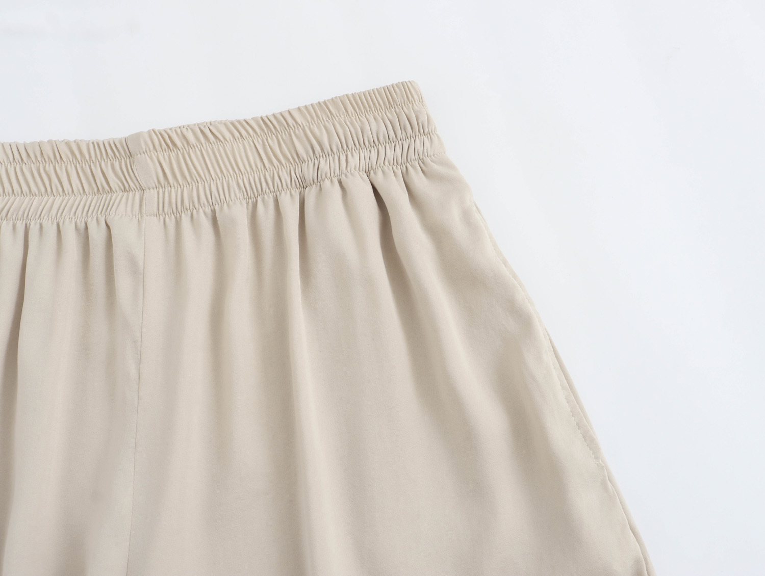 Women's 2024 Summer New Style Elastic Waist Fashion Wide Leg Pants_voghion.com