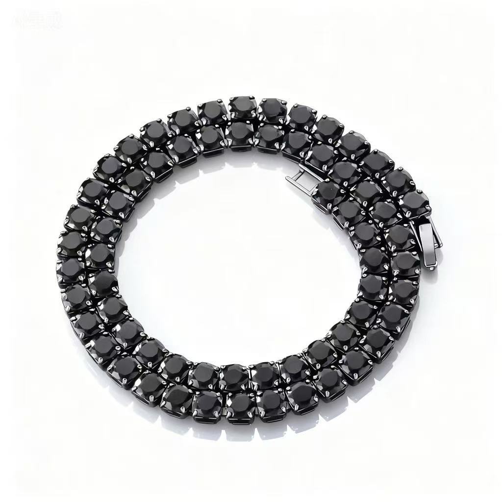 Full-diamond Zircon Necklace Elegant Electroplated Torque_voghion.com