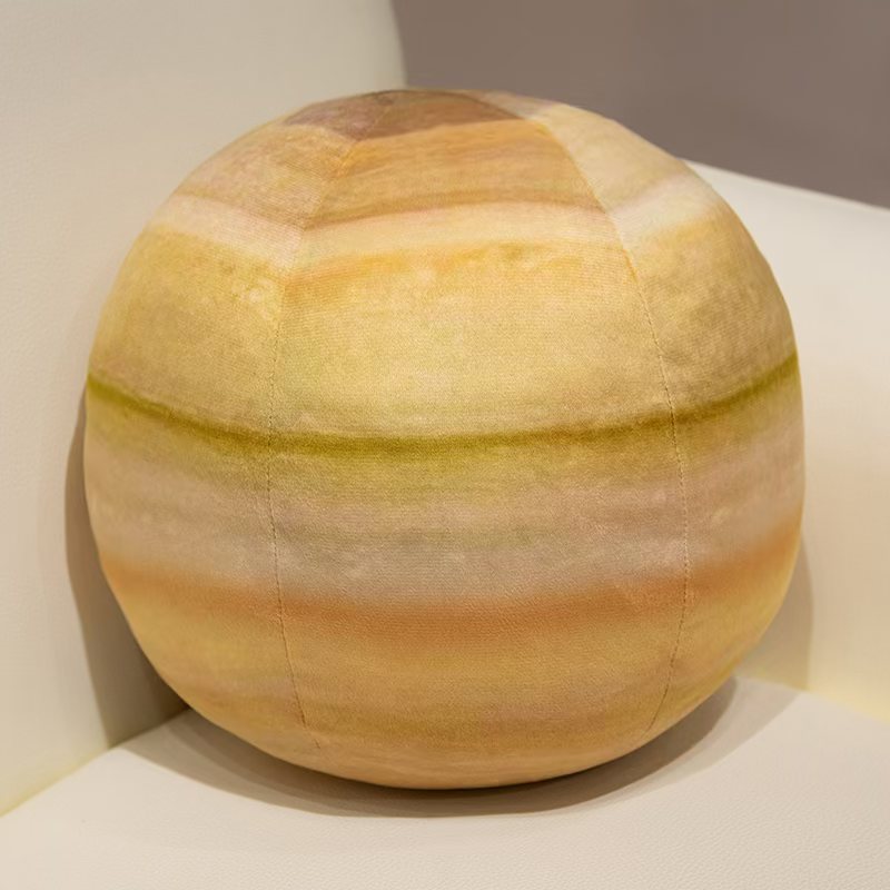 Simulación de la tierra sol luna planetas colgantes juguetes de peluche almohada esférica regalo para niños muñecas de tela