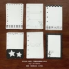 [M5 inner pages] 30 musical note inner pages