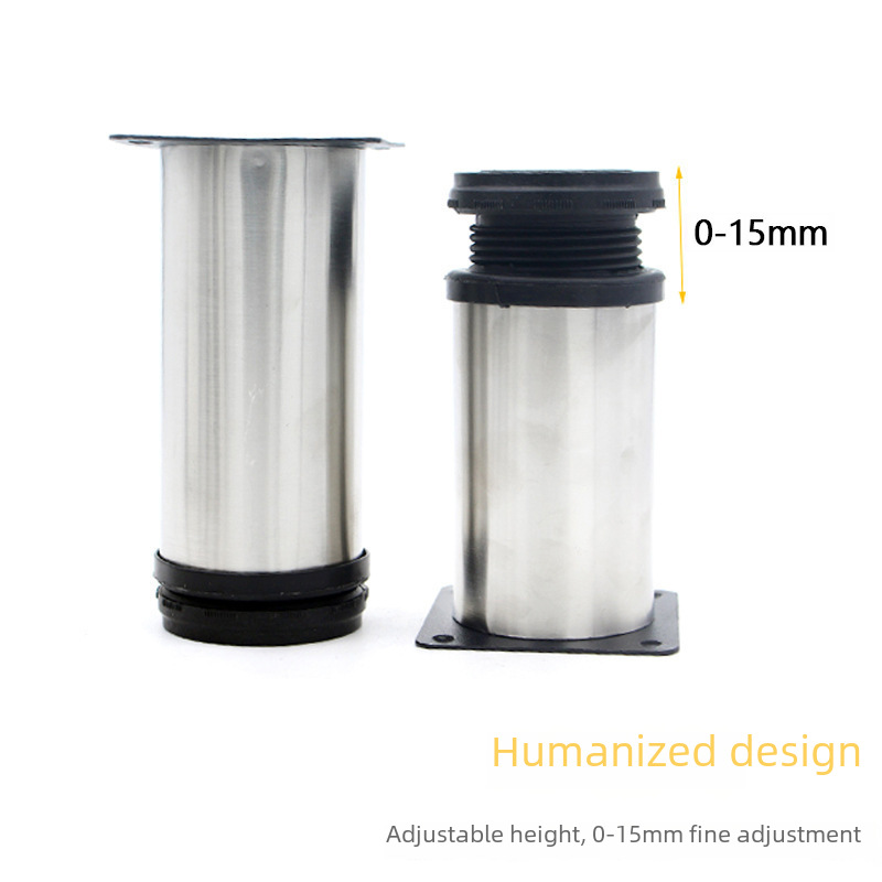 Jinrongda stainless steel adjustable cabinet feet sofa feet coffee table support feet furniture heightening feet adjustable feet table legs 4