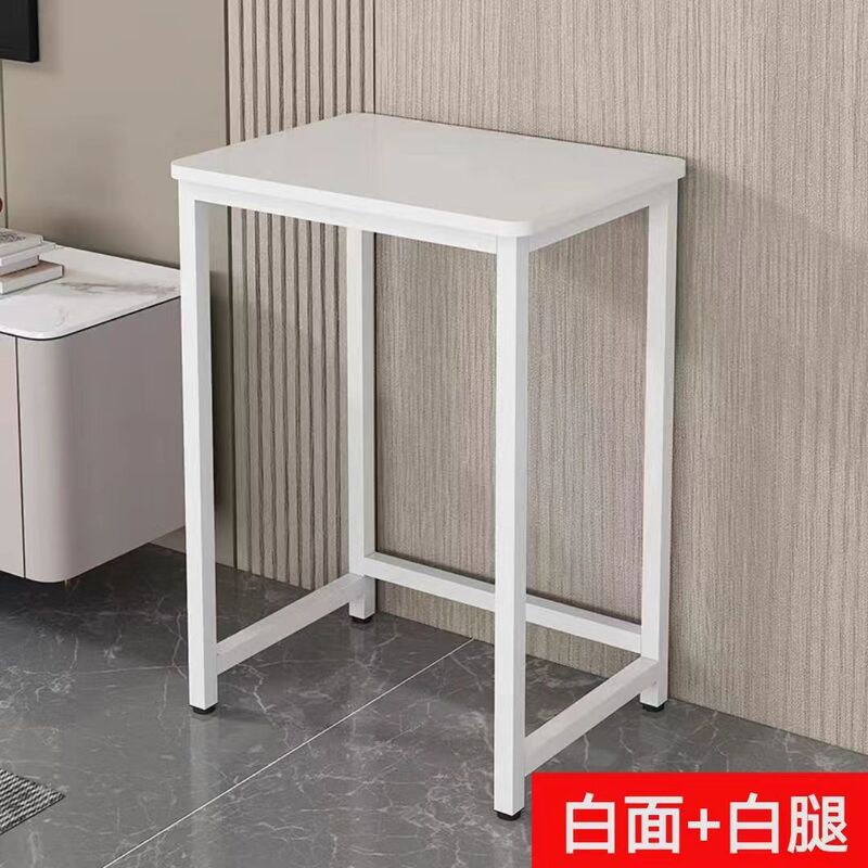 Simple Small Table Against the Wall Single-Layer Storage Rack Rental House Desktop Home Computer Table Office Student Desk