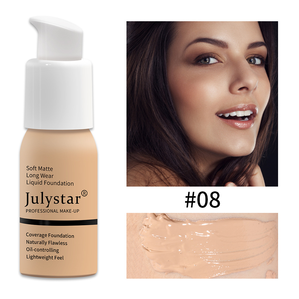 Oil control make-up creme concealer langtidsholdbar makeup flydende foundation_voghion.com