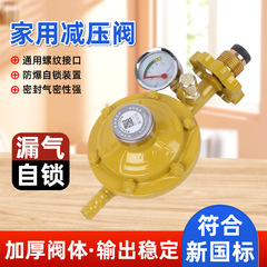 メーカー卸売 新国家規格0.6 家庭用安全防爆液化ガス・ガスボンベ減圧弁（計器付き）