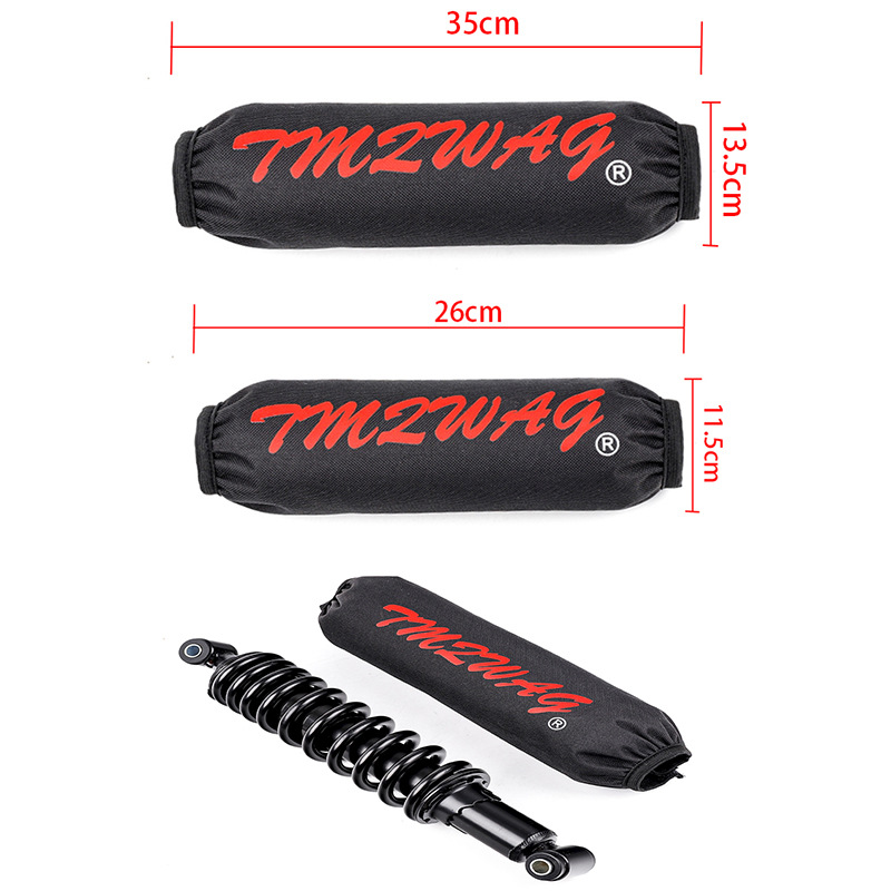 Aplicable para motocicletas eléctricas amortiguador trasero Yamaha cubierta de amortiguador Yardi Suzuki a prueba de polvo y agua