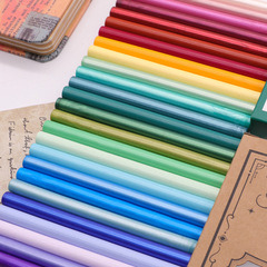 Yaqi Round Enamel Wax Sticks 94 Colors 10*0.7cm Enamel Stamp Wax Sticks for Use with Wax Gun Sealing Envelopes