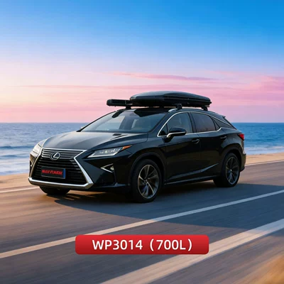 Manufacturer Wholesale Car Roof Luggage Box, Large Capacity, Lightweight, Flat, Universal Suv Roof Modification Luggage Box (Roof box) - black