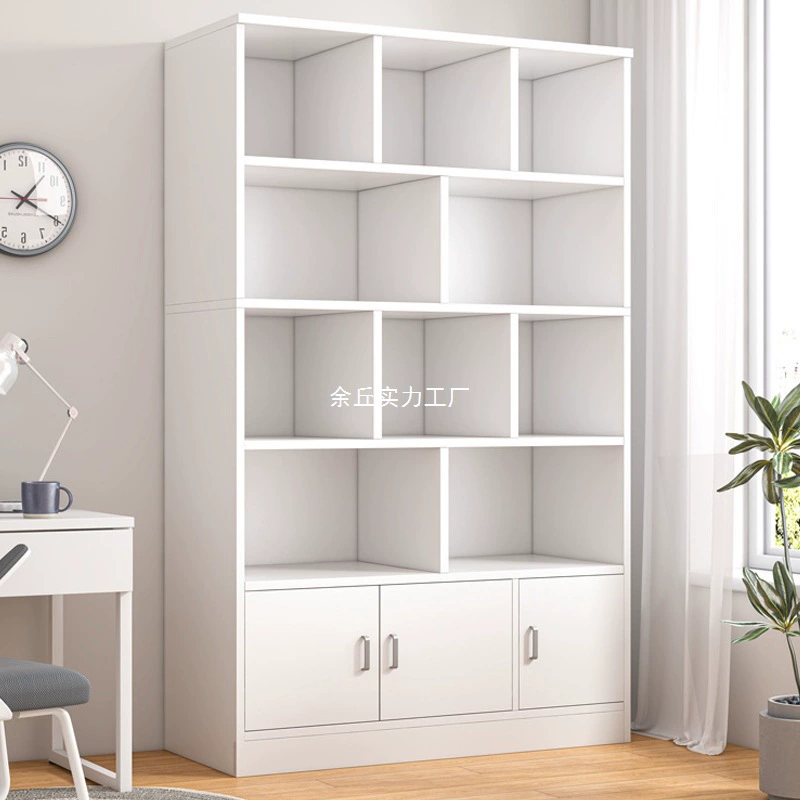 Простая книжная полка, напольная, настенная, стеллаж для хранения в гостиной, многослойная стойка для хранения, шкаф для хранения, встроенный простой домашний книжный шкаф