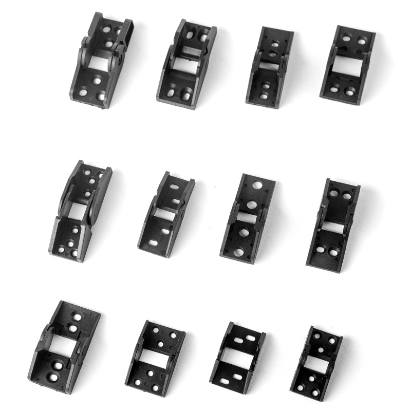 尼龙拖链接头bothsix链塑料导向槽高速传动链安装配件