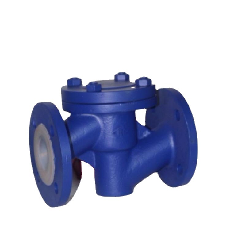 H41F46升降式衬氟止回阀 可水平和垂直安装 耐腐蚀衬氟止回阀