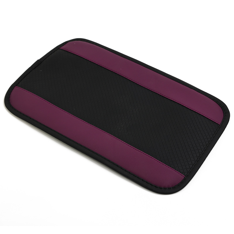 Anti-Slip, Universal Armrest box pad - purple