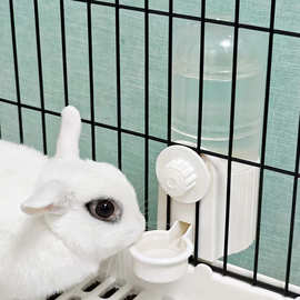 拉士格兔子水碗宠物笼悬挂式水壶猫咪饮水机狗狗喝水器喂水