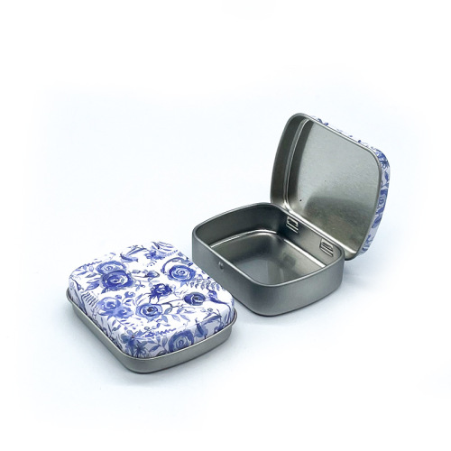 Various color mini small iron boxes portable exquisite high-end storage box candy jewelry earrings ring box