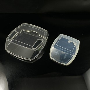 Xiamen Factory Double Flip Food Cover Plastic Meal Cover Resistant to Falling Transparent Manufacturer Customized