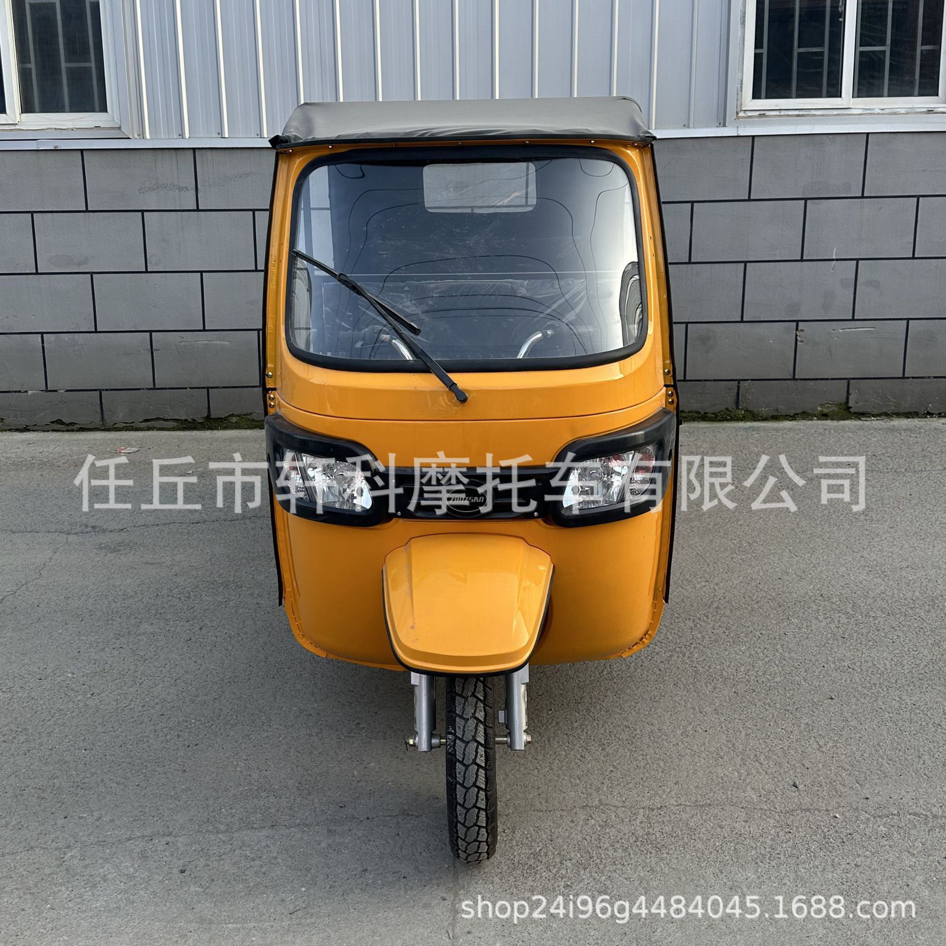 Electric tricycle for passenger transportation, export tuktuk, operating in Southeast Asia and India, differential motor, lithium battery